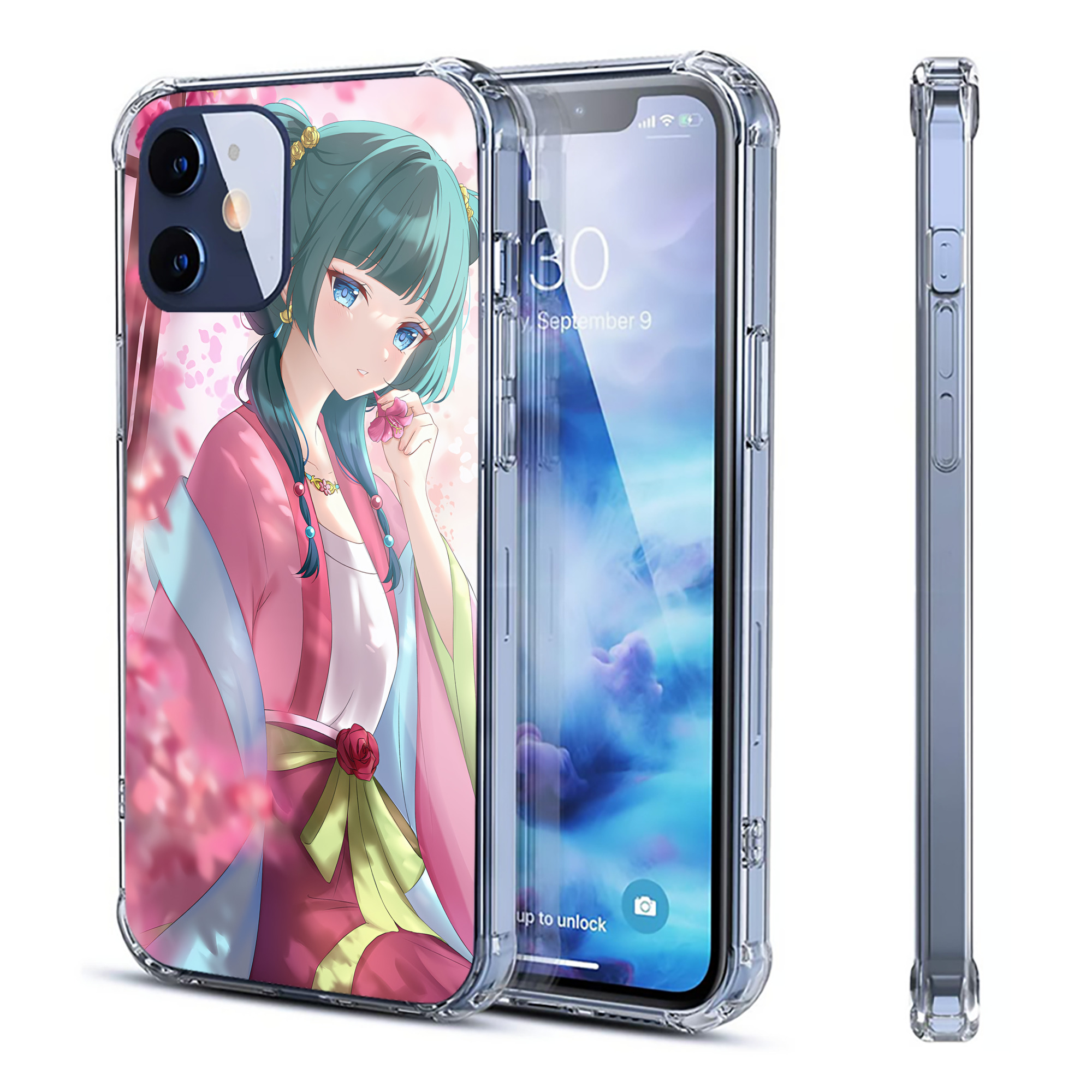 （画像用） 薬屋のひとりごと The Apothecary Diaries 【iPhone 12シリーズ対応】透明スマホケース（クリアソフトケース）